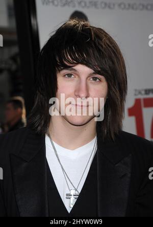 Mitchel Musso at the '17 Again' Los Angeles Premiere at Grauman's Chinese Theatre, Hollywood, USA Stock Photo