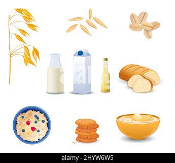 Bakery Sketch. Hand Drawn Illustration Of Sack, Grain, Meal Oats Royalty  Free SVG, Cliparts, Vectors, and Stock Illustration. Image 143586149.