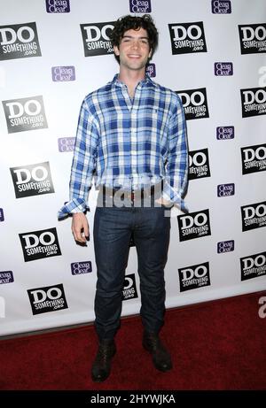 Ethan Peck arrives for DoSomething.org celebrating the 'Power of Youth' event held at Madame Tussauds Wax Museum in Hollywood, California. Stock Photo
