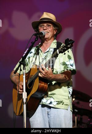 Country Joe McDonald at the Woodstock Festival 40th Anniversary Concert held at the original 1969 Woodstock Festival Site at Bethel Woods Center for the Arts in Bethel, New York. Stock Photo