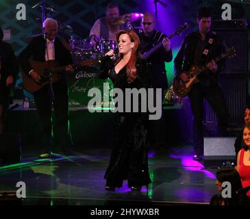 Wynonna Judd at the Kenny Rogers: The First 50 Years Show, held at the MGM Grand at Foxwoods, Connecticut. Stock Photo