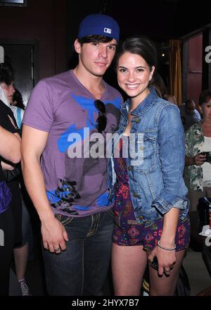 Mark Hapka and Shelley Henning at the 'Days of our Lives' Benefit breakfast for Samantha's Friends at Henry's Hat in Los Angeles, CA. Stock Photo