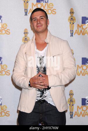 Vinny Guadagnino during the MTV Movie Awards 2010 held at the Gibson Amphitheatre, California Stock Photo