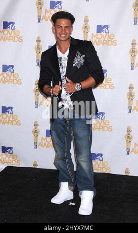 Pauly 'DJ Pauly D' Del Vecchio during the MTV Movie Awards 2010 held at the Gibson Amphitheatre, California Stock Photo