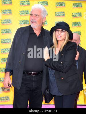 James Brolin and Barbra Streisand at the film premiere for Standing Ovation, by Kenilworth Films, Universal City, California. July 10, 2010. Stock Photo