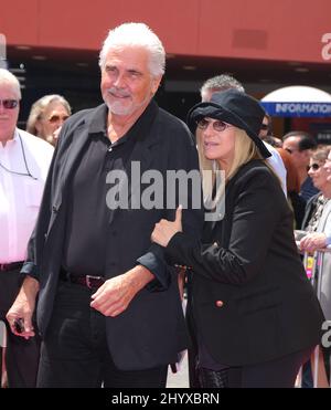 James Brolin and Barbra Streisand at the film premiere for Standing Ovation, by Kenilworth Films, Universal City, California. July 10, 2010. Stock Photo