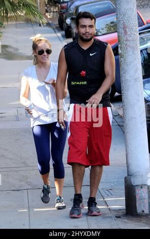 Lauren Conrad is seen going for a jog in West Hollywood in Los Angeles, USA  Stock Photo - Alamy