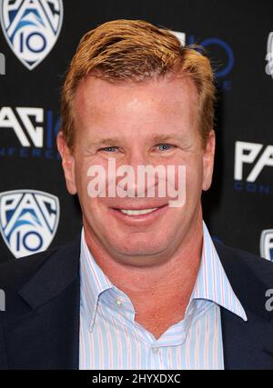 Mike Stoops| at the FOX Sports PAC-10 Conference Premiere held at 20th Century FOX Studio Lot in Los Angeles, USA. Stock Photo