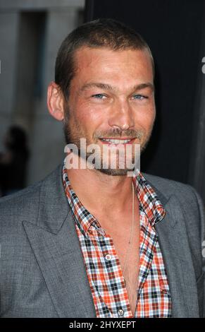 Andy Whitfield at the premiere of 'Middle Men' held at Arclight Theater in Los Angeles, USA. Stock Photo