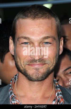 Andy Whitfield at the premiere of 'Middle Men' held at Arclight Theater in Los Angeles, USA. Stock Photo