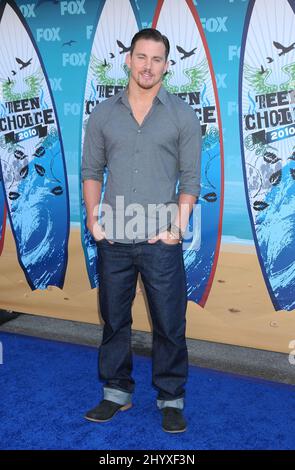 Channing Tatum at the Teen Choice Awards 2010 held at the Gibson Amphitheatre on August 8, 2010 in Universal City, California. Stock Photo