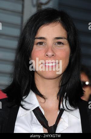 Sarah Silverman during the 'Machete' Los Angeles screening held at the Orpheum Theatre, California Stock Photo