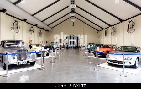 Classic Cars at The Franschhoek Motor Museum South Africa Stock Photo