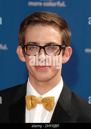 Kevin McHale arriving at the 62nd Annual Primetime Emmy Awards held at the Nokia Theatre, Los Angeles. Stock Photo