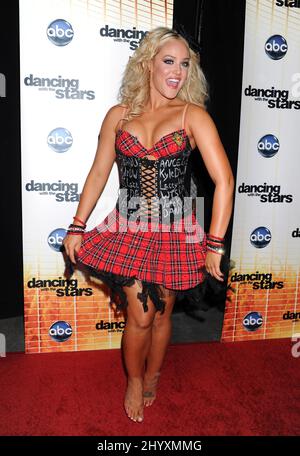 Lacey Schwimmer at the 'Dancing with the Stars' Season 11 Premiere held at CBS Studios in Los Angeles, USA. Stock Photo