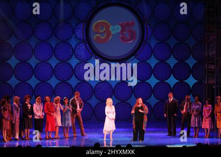 Dolly Parton at the '9 to 5: The Musical' Nashville premiere held at the Tennessee Performing Arts Center, USA. Stock Photo