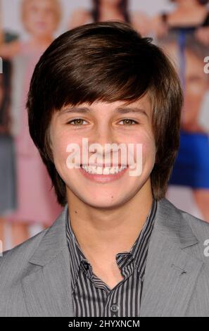 Billy Unger at the 'You Again' Los Angeles Premiere held at the El Capitan Theater, Hollywood. Stock Photo