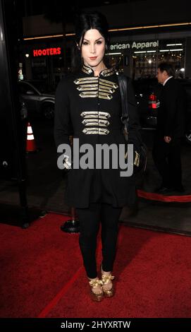 Kat Von D at the 'Jackass 3D' premiere held at the Chinese theatre in Los Angeles, USA. Stock Photo