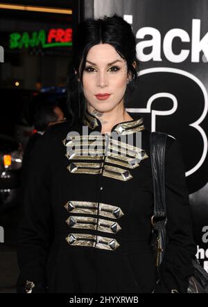 Kat Von D at the 'Jackass 3D' premiere held at the Chinese theatre in Los Angeles, USA. Stock Photo