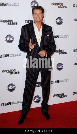 David Hasselhoff at the 'Dancing With The Stars' 200th Episode party held at Boulevard 3, Hollywood. Stock Photo