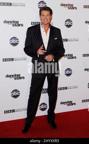 David Hasselhoff at the 'Dancing With The Stars' 200th Episode party held at Boulevard 3, Hollywood. Stock Photo