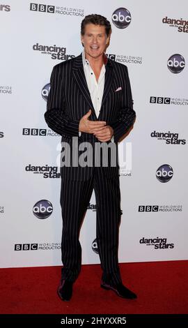 David Hasselhoff at the 'Dancing With The Stars' 200th Episode party held at Boulevard 3, Hollywood. Stock Photo