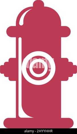 Hydrant icon logo design template vector illustration Stock Vector