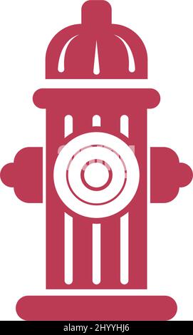 Hydrant icon logo design template vector illustration Stock Vector