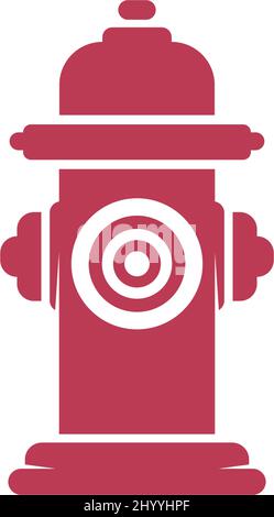 Hydrant icon logo design template vector illustration Stock Vector