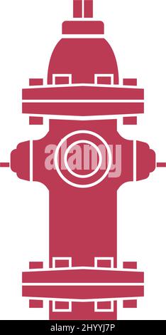 Hydrant icon logo design template vector illustration Stock Vector