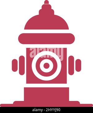 Hydrant icon logo design template vector illustration Stock Vector