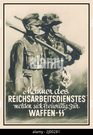 Recruiting Poster For Volunteers For Waffen Ss 1941( Waffen Ss Join At 