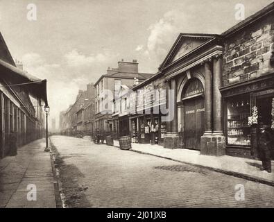 King Street, City (#22). Thomas Annan (Scotland, Glasgow, 1829-1887). Scotland, 1868, printed 1900. Photographs. Photogravure Stock Photo
