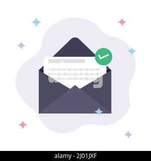 Message sent Successful flat Concept design, Email messaging, Email Campaign, and Email Marketing Stock Vector
