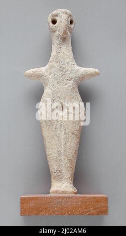 Female Figurine. Anatolia, Syro-Hittite, 3000-2000 B.C.. Sculpture. Ceramic Stock Photo