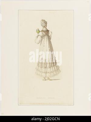 Fashion Plate, 'Morning Dress' for 'The Repository of Arts' Stock Photo