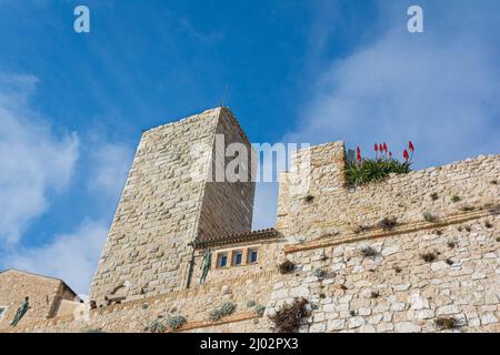 Antibes,France,Europe - December 31, 2021 : Picasso Museum in Antibes Stock Photo