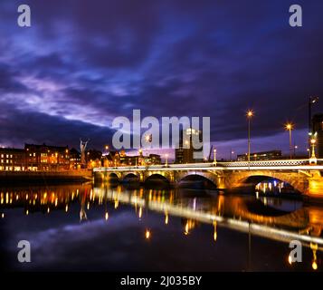 Laganside, Belfast, County Antrim, Northern Ireland Stock Photo