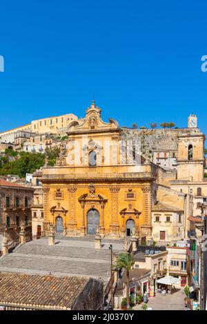Modica, Ragusa, Val di Noto, UNESCO World Heritage Site, Sicily, Italy, Europe Stock Photo