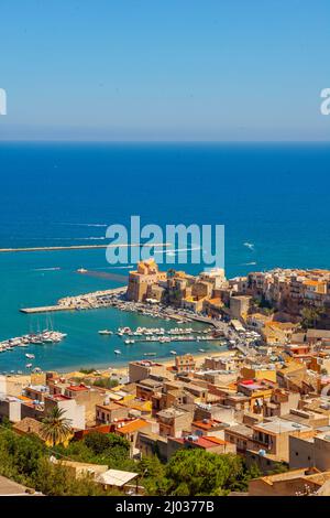 Castellamare del Golfo, Sicily, Italy, Mediterranean, Europe Stock Photo