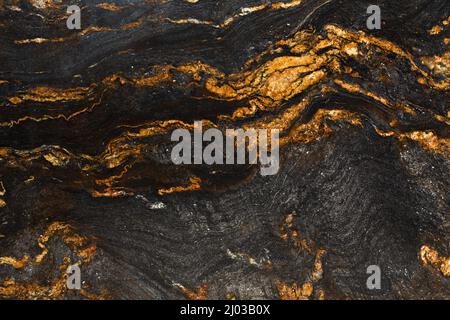 Detailed structure of magma gold marble. Natural stone texture. Stock Photo