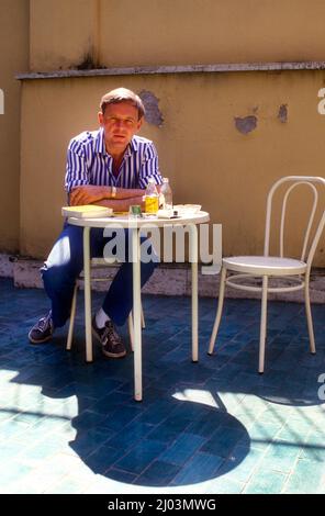 Anthony Hopkins in Rome 1984 Stock Photo