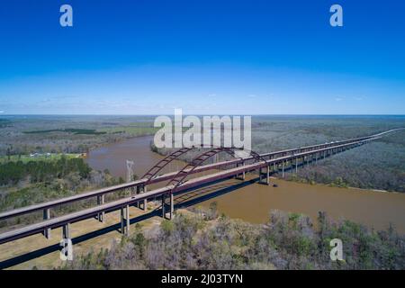 General W.K. Wilson Jr. Bridge aka The Dolly Parton Bridge Stock Photo