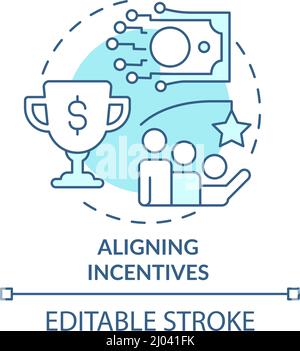 Aligning incentives concept icon Stock Vector Image & Art - Alamy