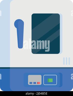 Device for automated post-processing semi flat color vector object Stock Vector
