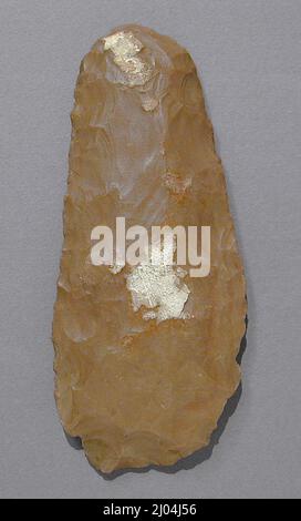 Prehistoric Bifacial Stone Tool Stock Photo - Alamy