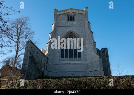 Christchurch Priory England Reputedly the longest parish church in England dating back to 1094 Stock Photo