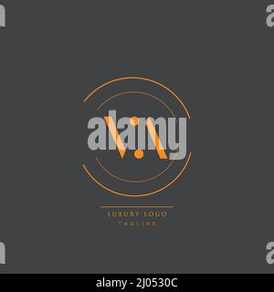 Luxury modern VA Initial Letter Business Logo Design Alphabet Icon Vector Symbol. Stock Vector