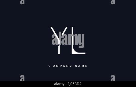 YL or ly alphabets letters logo monogram Stock Vector