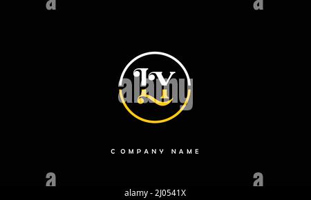 YL or ly alphabets letters logo monogram Stock Vector
